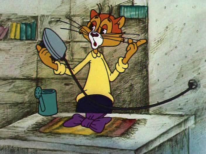 Кадр из мультсериала «Приключения кота Леопольда» (1975 — 1987)